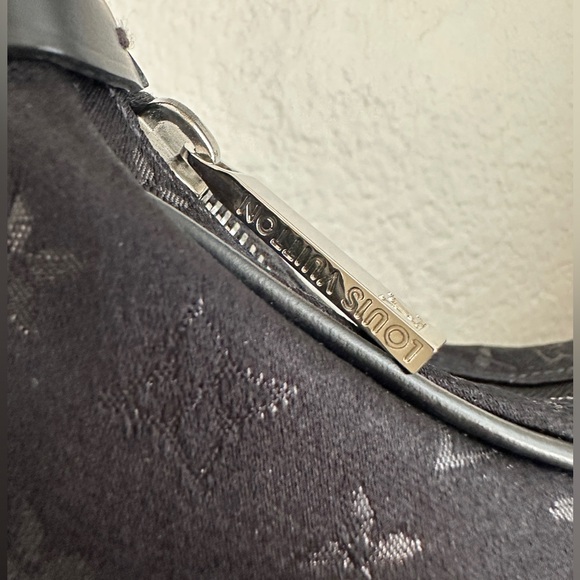 Louis Vuitton Boulogne Shoulder Bag Mini Black Satin - Picture 12 of 13